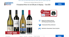 Desktop Screenshot of nationalreviewwineclub.com